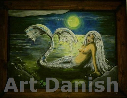 Be silent stör inte oilpainting